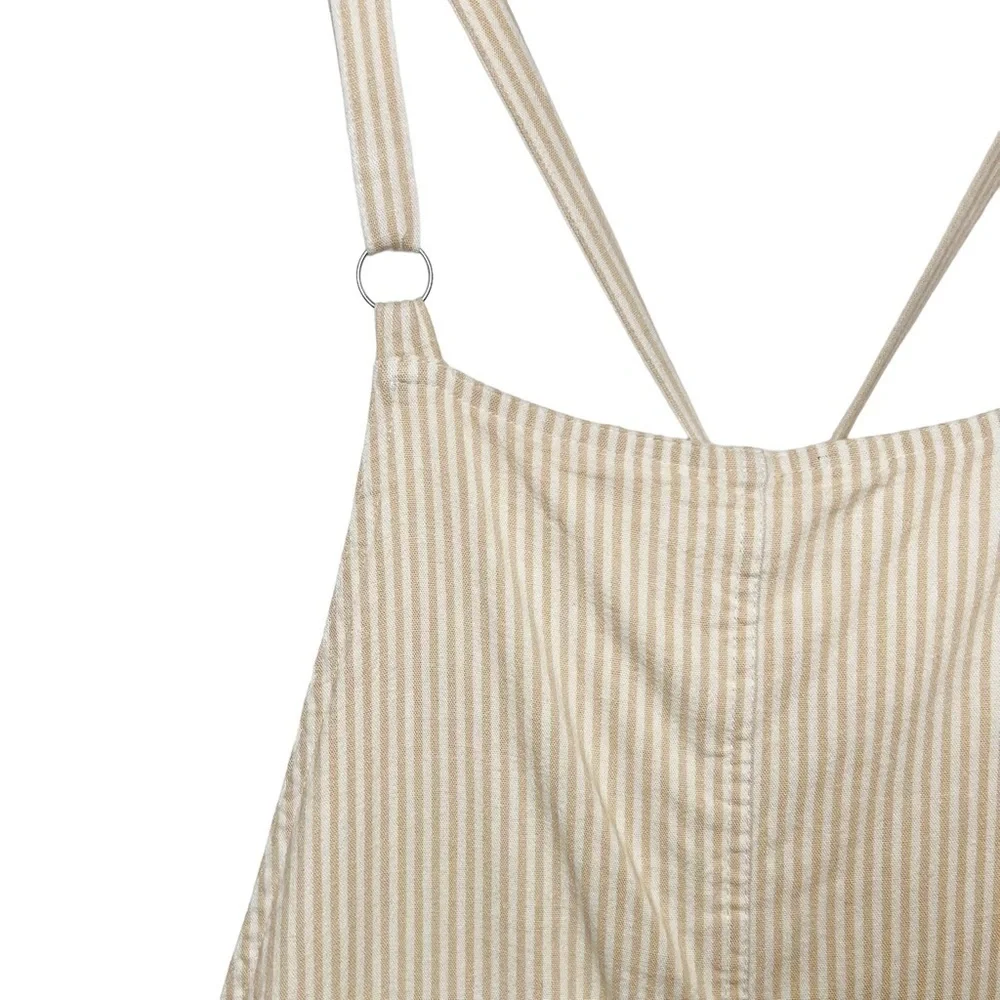 ✅NWT Torrid Stretch Linen 3.5” Shortall Women’s Overalls Sz 1X